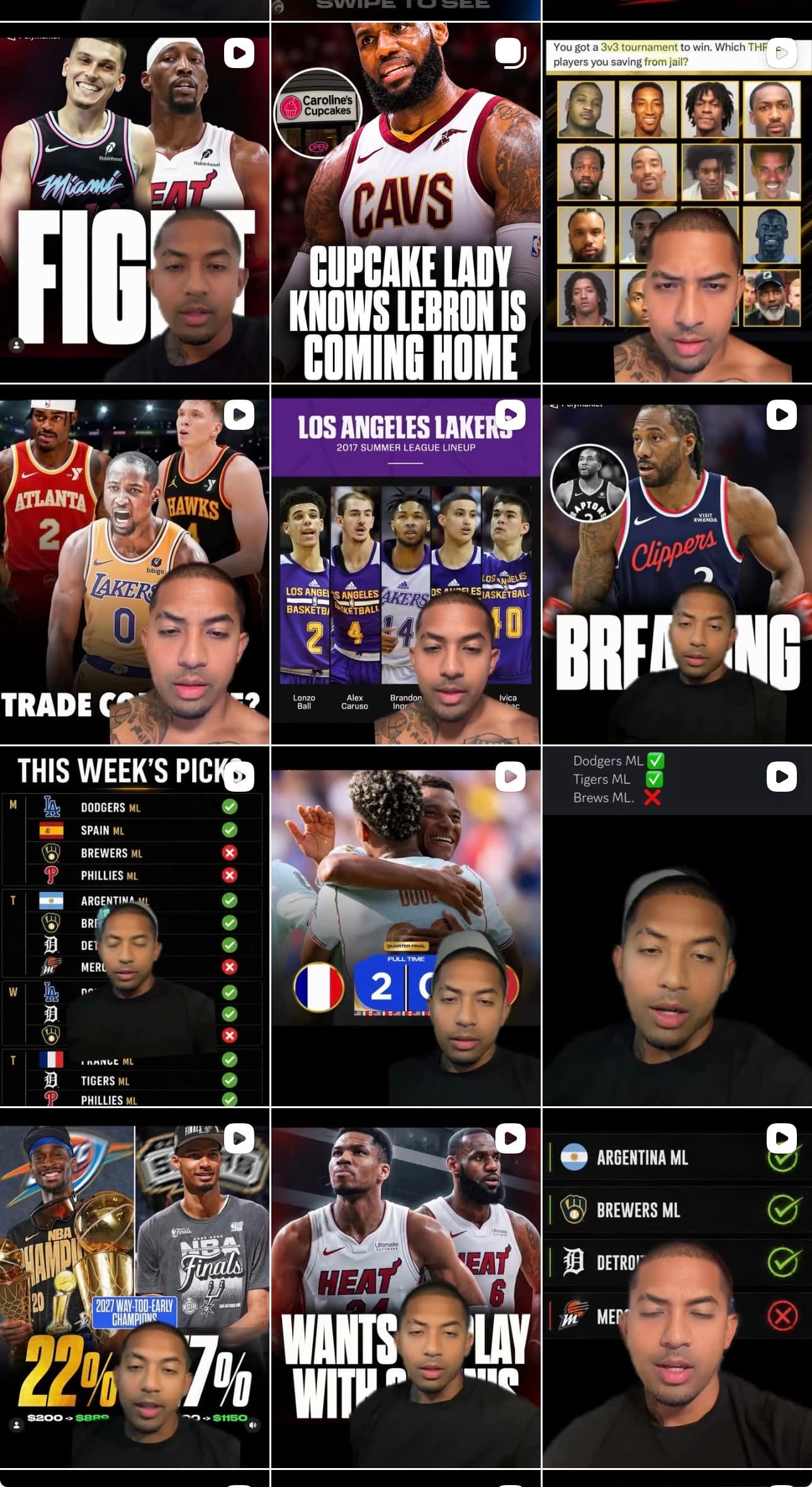 Recent posts grid